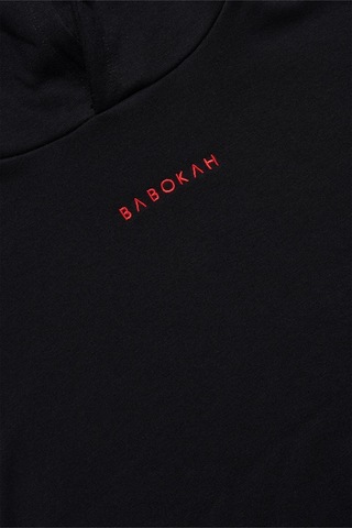 Kids Boy Kapüşonlu Loose Fit Kolsuz Siyah Sweatshirt