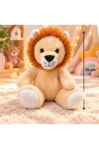 Aslan Peluş 35 Cm Açık Kahverengi