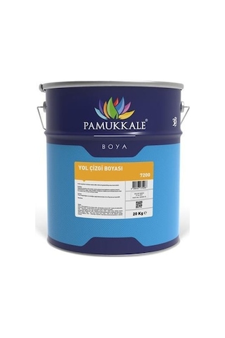 Pamukkale 7206 Yol Çizgi Boyası Sentetik 20 Kg Sarı