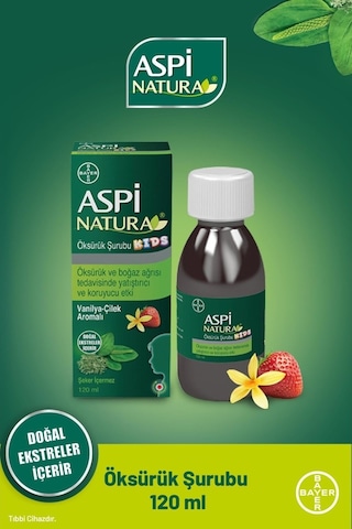 Aspi Natura Kids Çocuklar İçin Şurubu 120 Ml