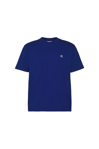 Calvin Klein Ss Easy Monogram Tee Erkek Lacivert T-shirt-12881 Lacivert