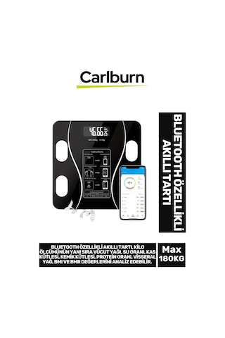 Lcd Ekran Kas Kütle Vücut Yağı Kemik Kütle Protein Oranı Ölçer Bluetooth Özellikli Akıllı Tartı Çok Renkli