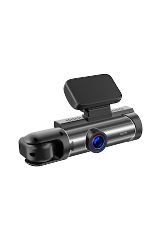 Gajeena Araba İki Lensli Dvr: Ön/iç 1080p Kayıt, 170 Geniş Açı, Gece Görüşü, 24 Saat Park Monitörü, 3.16" Ekran