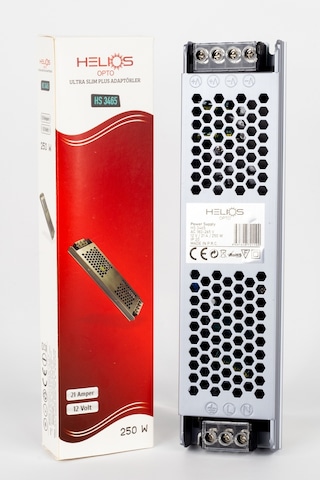 Helios Hs 3465  Opto Ultra Plus Slim 21A 250W 12V Led Trafosu
