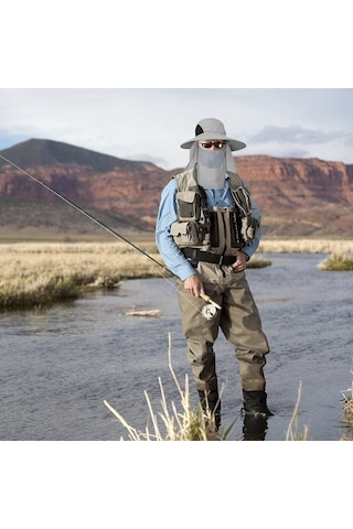 Artfulabode Yüz Yürüyüşü Ve Ve Uv Tırmanma Şapkası Şapkası Mekan Koruma Kapağı Kadınlar İle İçin Güneş Gri Flabı Erkekler Dış Dağ Boyun Balıkçılık Bahçecilik Qf Gri