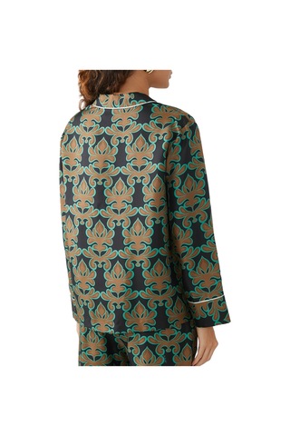 La Doublej Şık Kadın Pijama Gömleği Siyah