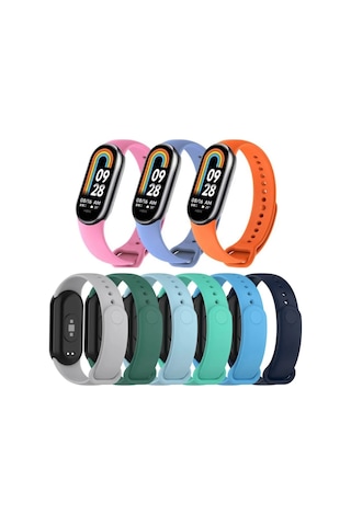 Xiaomi Mi Band 8 Kordon Spor Silikon Kordon