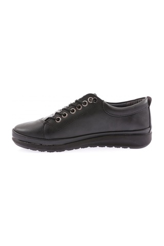 Dgn 250 Kadin Önden Bağcikli Termo Comfort Ayakkabi 250-2129-R1534 Siyah