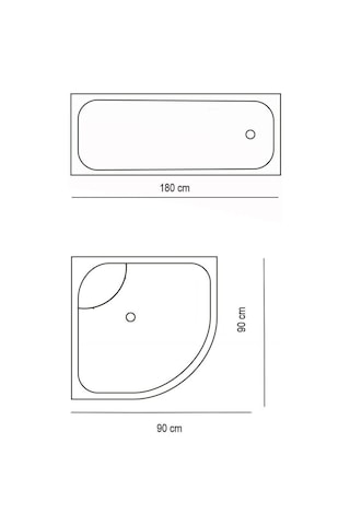 Zethome Jackline Banyo Duş Perdesi 5020 Tek Kanat Mavi 1X180X200 Mavi