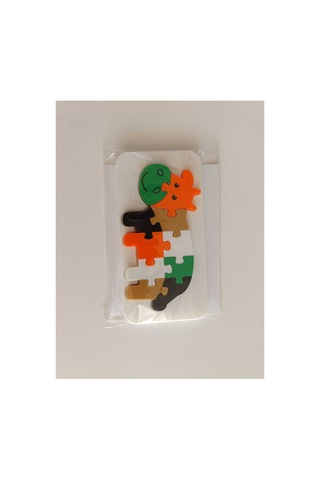 3-6 Yaş Eğitici 3d Puzzle İnek Çocuk Yapboz Zeka Geliştirici Oyuncak Renkli Parça Montessori Oyunu