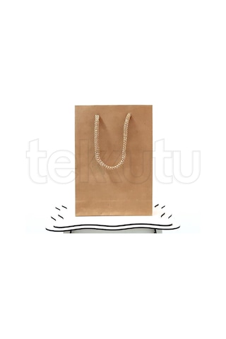 Kraft Karton Çanta 25 Adet 15.5X22X6 Cm