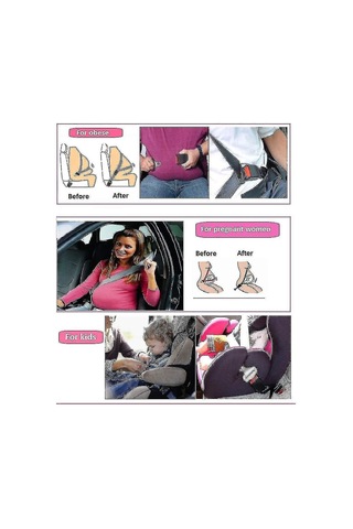 Ximistore9 Evrensel Emniyet Kemeri Uzatma Kayışı - 2'li Paket - 23cm - Konforlu Ve Güvenli Sürüş