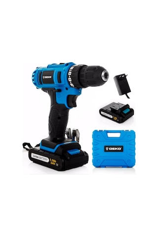Deko 24V 5 Ah Li-ion Çift Akülü Darbesiz Matkap Vidalama