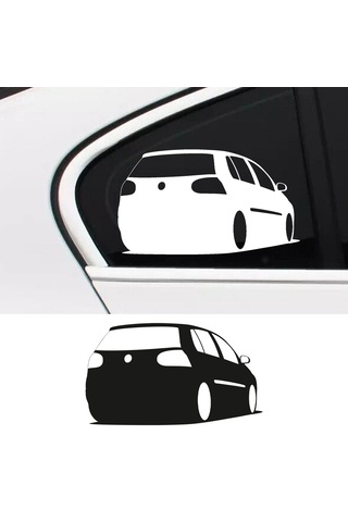 Volkswagen Golf Polo Sticker, Volkswagen Oto Sticker 21x12 Cm