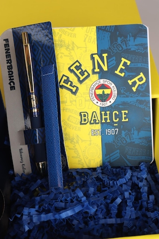 Dekomus Gıft Box Özel Kutulu Lisanslı Fenerbahçe Kupa,ajanda,hybrıt Tükenmez Kalem Seti Altın