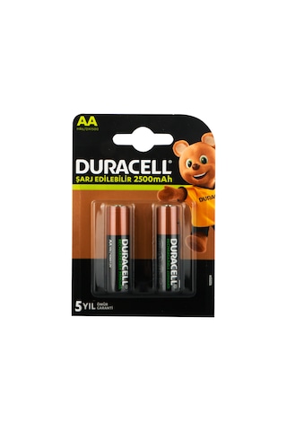 Avec Hızlı Şarj Cihazı + Duracell 2500mah Şarjlı Kalem Pil 4 Adet