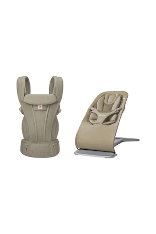 Bouncer & Taşıyıcı Seti Evolve Soft Olive & Omni Deluxe Mesh Soft Olive Haki