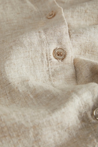 Jjxx Kadın Jxjamıe Oversize Uzun Kollu Keten Gömlek 12269668 Bej Bej