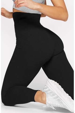 Kadın Dikişsiz Karın Kalça Basen Şekillendirici Korseli Tayt T-04 SiYAH