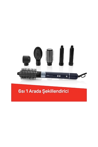 Arzum Revolution Bldc Ionic Hava Üflemeli Saç Şekillendirici 6 Farklı Başlıklı - Ar5166 Siyah
