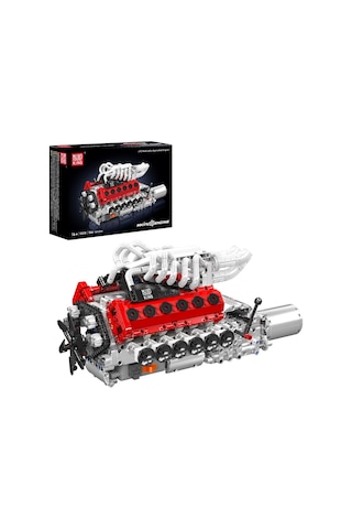 Mould King V12 Engine Model Kit +1366 Parça