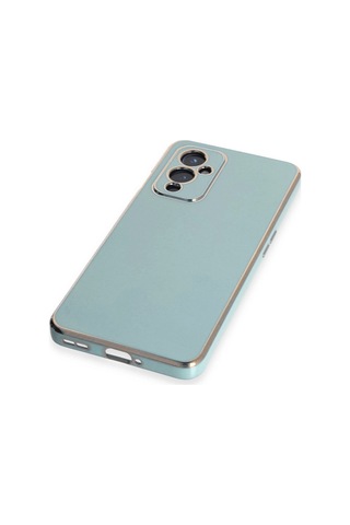 One Plus 9 Kılıf Volet Silikon - Açık Yeşil Renkli