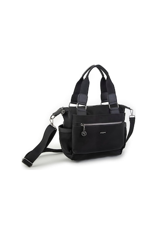 Nas Bag Kadın El Çantası - Siyah Buzzy Çok Renkli