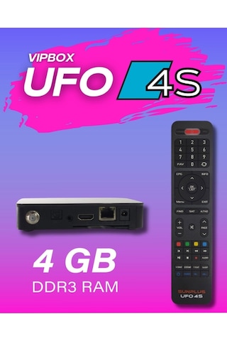 Sunplus Vıpbox Ufo 4S Uydu Alıcı