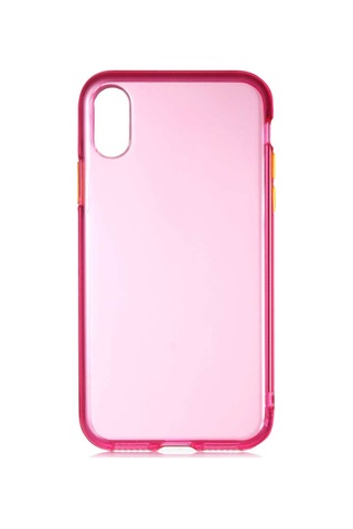 Apple Uyumlu iPhone XS 5.8 Kılıf Zore Bistro Kapak-Pembe