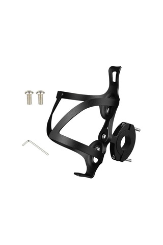 Döner Tabanlı Junsunmay Bisiklet Bardak Tutucu Kafesleri Bisiklet Su Şişesi Alüminyum Alaşımlı Braket Siyah Siyah