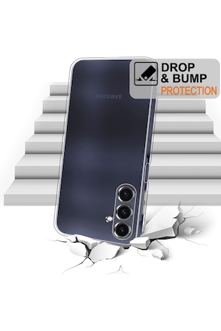 Samsung Galaxy Uyumlu A26 Şeffaf Silikon Kamera Yeri Korumalı Kılıf