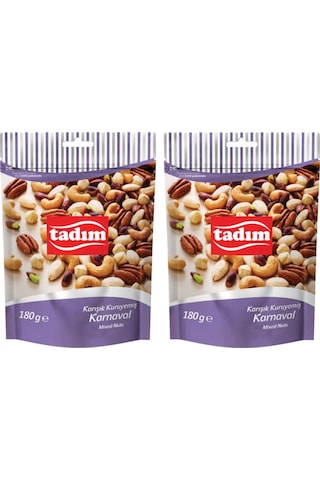 Tadım Karışık Kuruyemiş Karnaval 180 Gr 2 Li 180 G