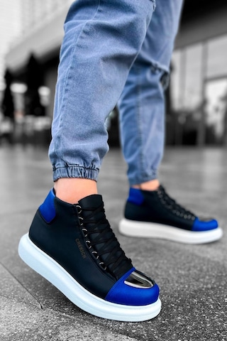 Ch267 - Gbt Roma Mirror Erkek Bot Sıyah/sax Mavı Çok Renkli