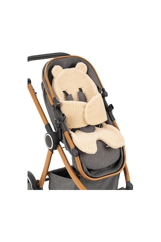 Wellgro Teddy Bear Çok Fonksiyonlu Peluş Ped, Bebek Arabası Minderi