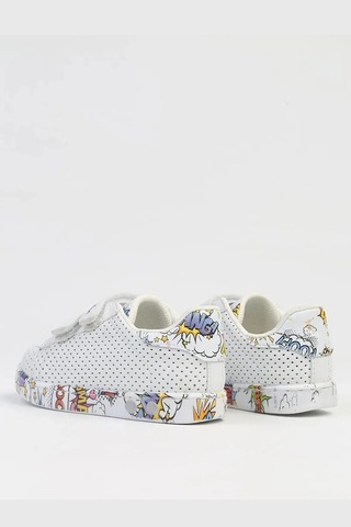 Benetton Bn-31517 Rahat Ortopedik Taban Kız Çocuk Ayakkabısı Beyaz