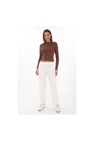 Extra Yumuşak Uzun Viskon Pantolon Home&outdoor-krem Krem