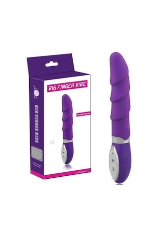 Hızlı Express Big Finger Vibe 10 Farklı Titreşimli Lüks Teknolojik Vibratör