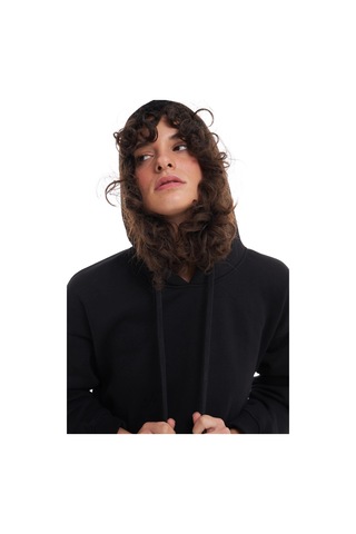 Ollacollection Kanguru Cepli Sweatshirt Siyah
