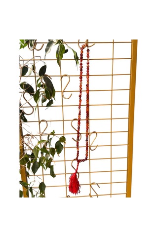 Kırmızı Sanat Evi Uzun Akik Doğal Taş Yüzlük Tesbih