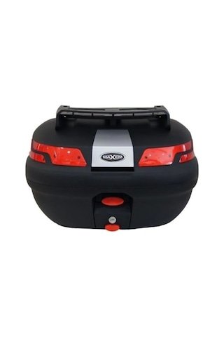 Maxem Sl-45 Litre Arka Çanta, Üst Bagaj, Sırt Dayama Takımı - 45 Litre Motosiklet Arka Çanta Topcase Siyah