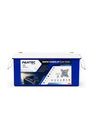 Pantec Marine 25.6v 100ah 2.56kwh Lifepo4 Lityum Akü