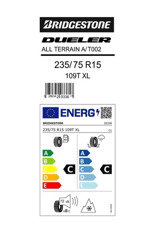 Bridgestone 235/75R15 109T XL Dueler A/T002 Dört Mevsim Lastiği 2024