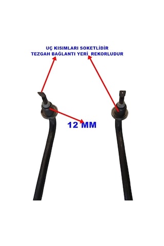 Ender Benmari 30 Cm Rekorlu Kıvrık Rezistans 1000w 220v 8,5 Cr-ni