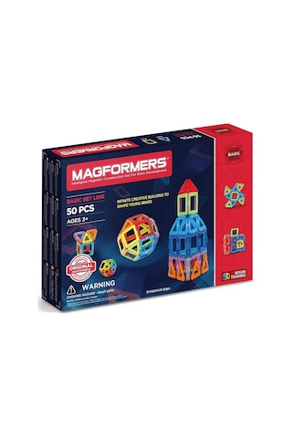 Magformers Mıknatıslı Basic Set - 50 Parça
