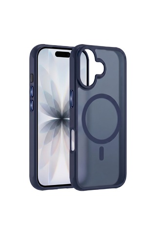 Ps iPhone Uyumlu 17 Mist Serisi Magsafe Kılıf - Lacivert