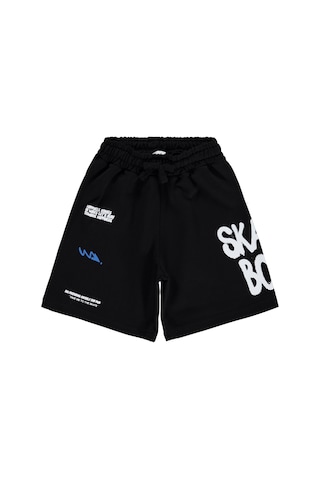 Civil Boys Skate Boy Baskılı 10-13 Yaş Kapri - Siyah