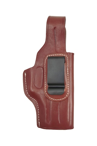 Canik Tp9 Sf İçin Uygun Metal Maşalı Kemer İçi Kahverengi Deri Silah Kılıfı