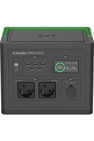 Schneider Offgrid Taşınabilir Güç İstasyonu 500, 230v, 517wh Pps500-gr