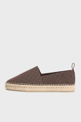 Calvin Klein Logolu Espadril Hw0hw02933 Bayan Espadril Hw0hw02933 Hjo Kahve