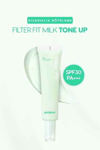 Kızarıklıkları Nötrleyen Ton Eşitleyici Krem Perıpera Filter Fit Milk Tone Up 003 Clear Mint Spf30 73140764